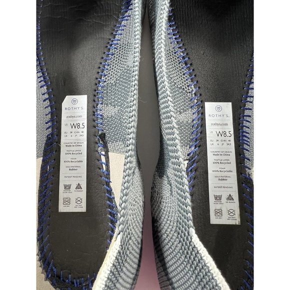 Rothys Ballet Style Flats Womens Size 8.5 Round Toe Shoes Gray Camouflage - Picture 11 of 15